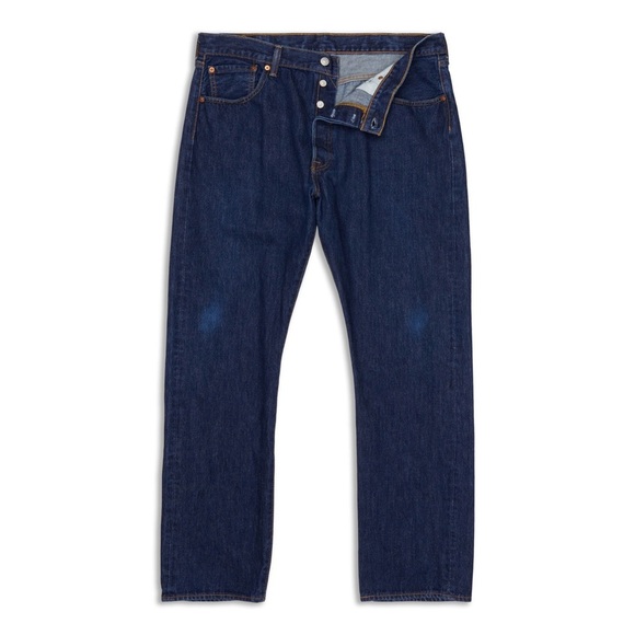 Levi's Other - Levi Strauss & Co. Levi’s 501 Waterless Button Fly Dark Blue Denim Jeans 44 x 30